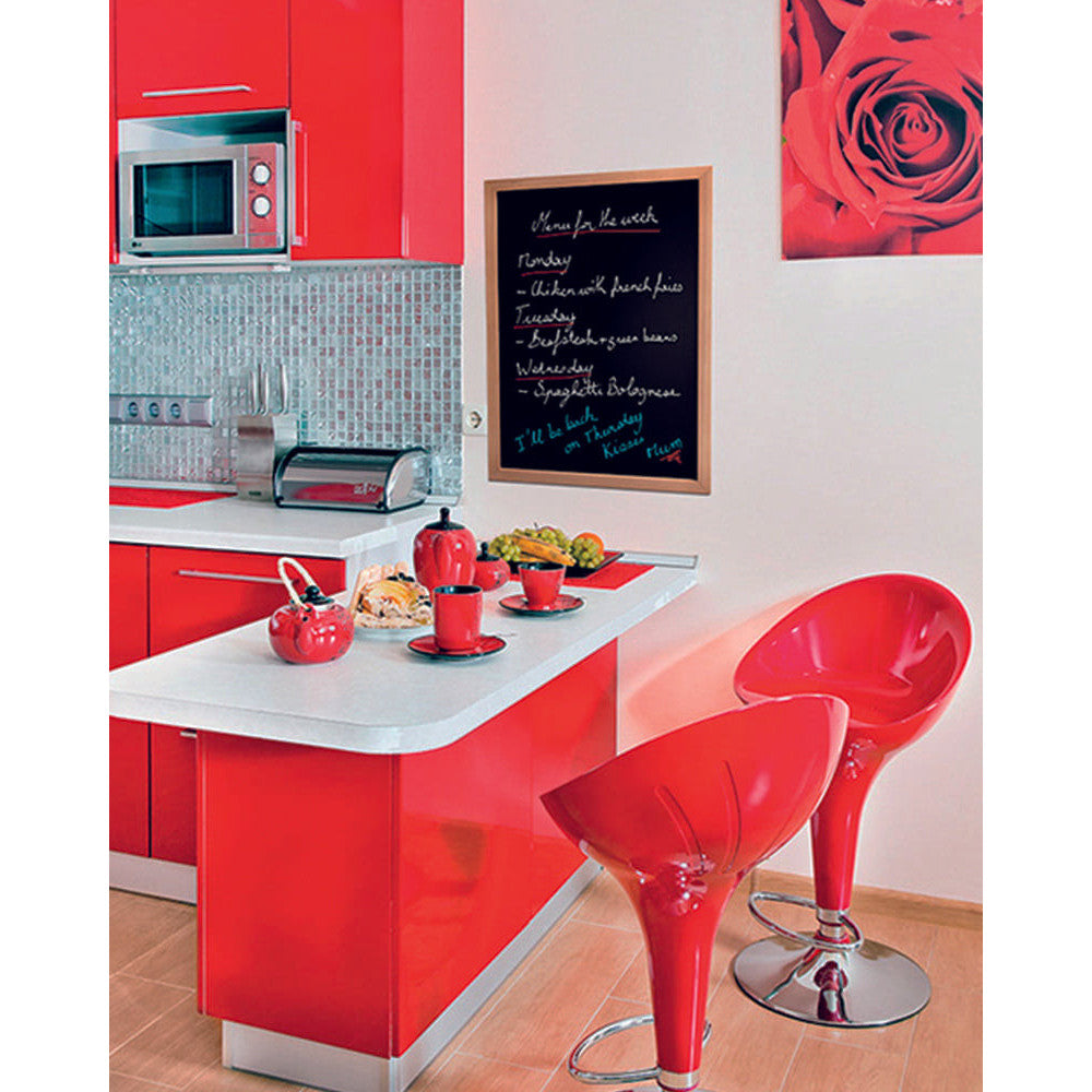 Wandkreidetafel für Zuhause oder Restaurants und Bars, Hellbraun, 40x60cm