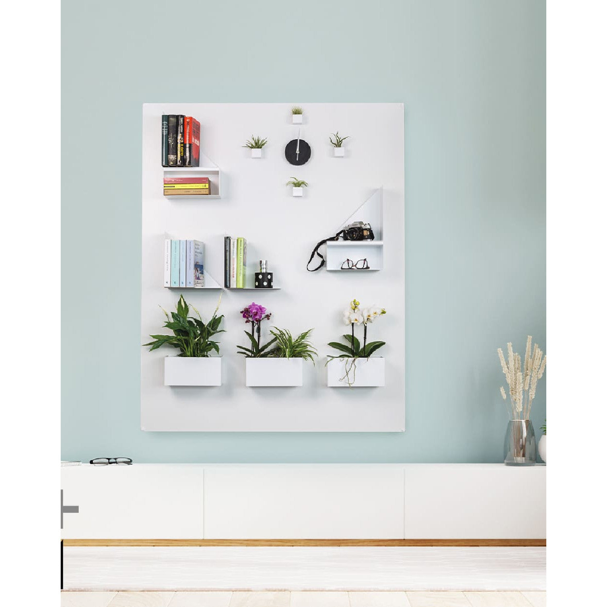 Wandkreidetafel ohne Rahmen weiss XXL