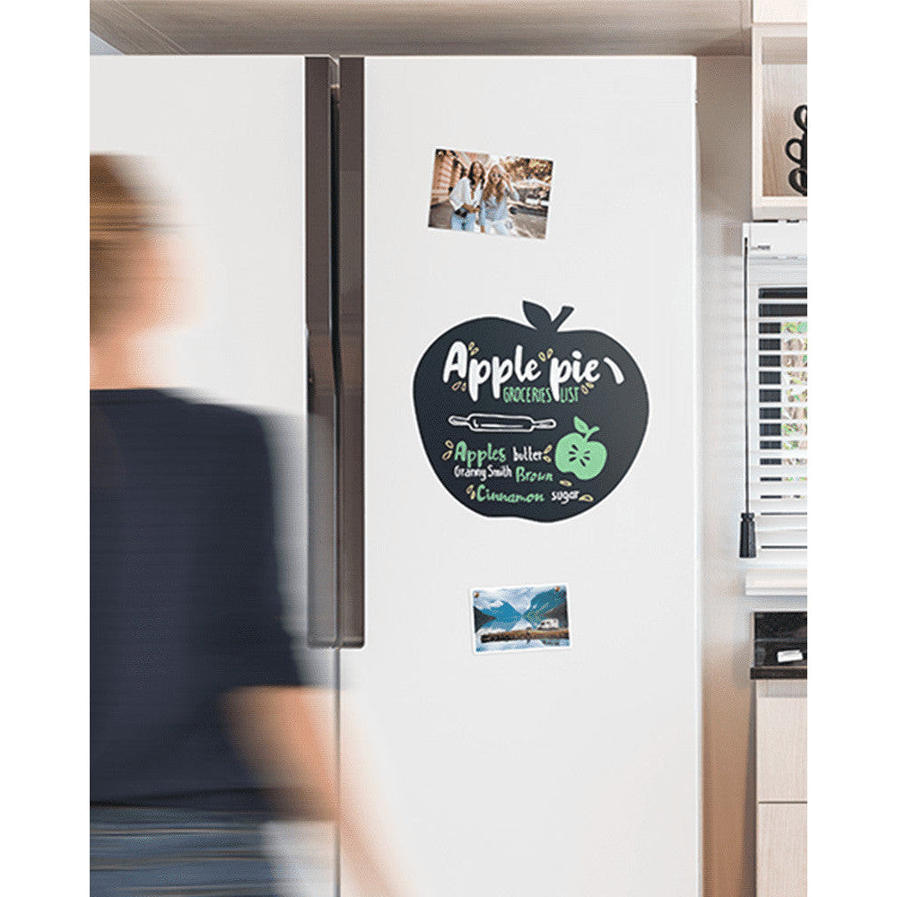 Securit® Wandkreidetafel Silhouette Apfel, 32x29cm