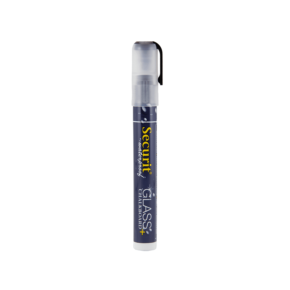 wasserfeste Kreidemarker schwarz von der Marke Securit, 2-6mm Strichbreite, Kreidestift schwarz wasserfest Securit