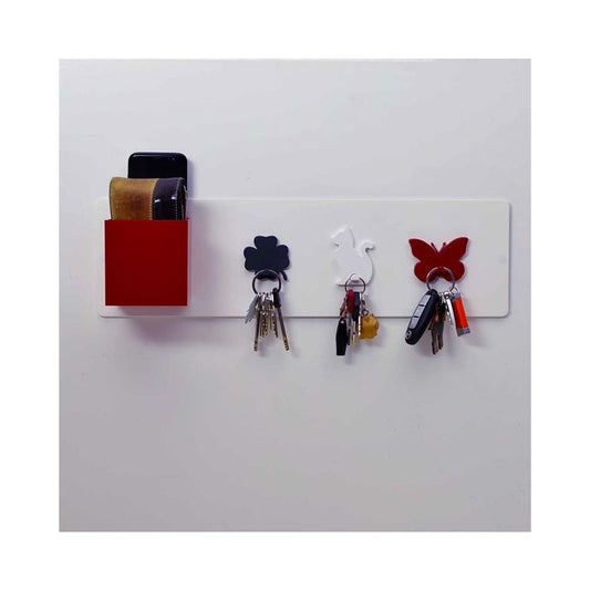 KalaMitica® Kreidetafel Magnetisch, Ohne Rahmen, 14x50cm, Weiss