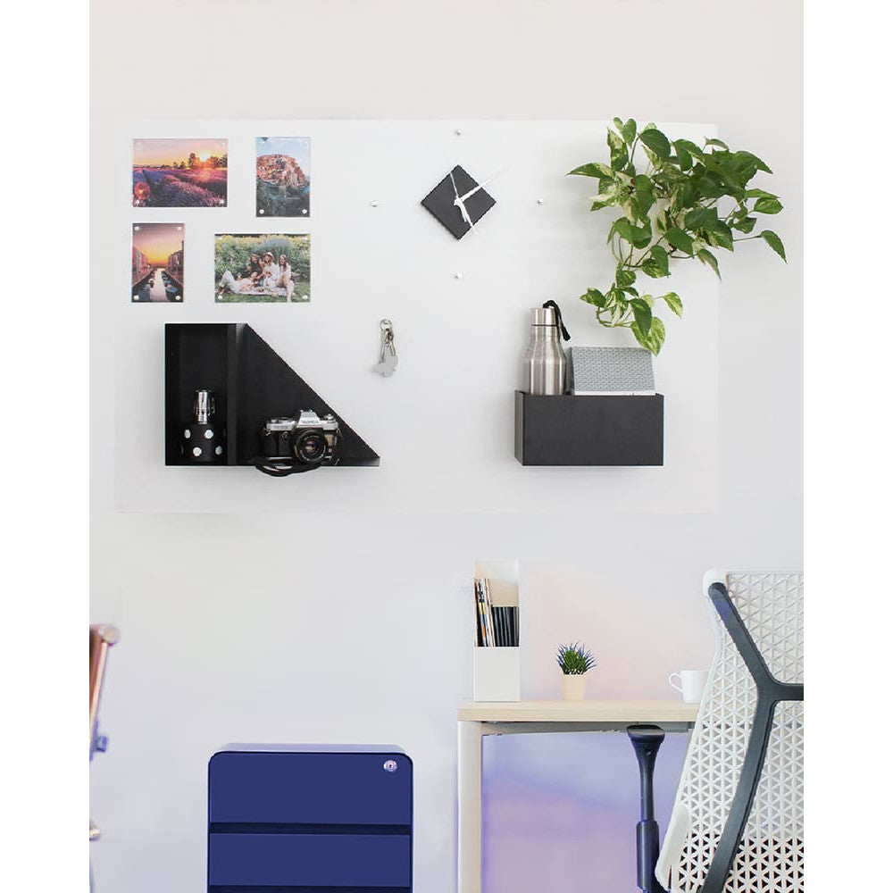 KalaMitica® Kreidetafel Magnetisch, Ohne Rahmen, 74x114cm, Weiss
