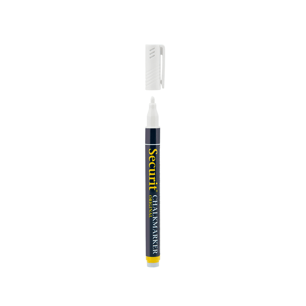 Securit® Kreidemarker, 1-2mm, Einzeln, Weiss