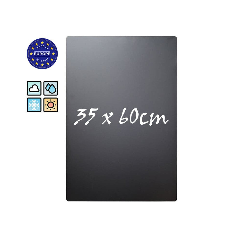 Wetterfeste Kreidetafel ohne Rahmen 35x60cm günstig online bestellbar