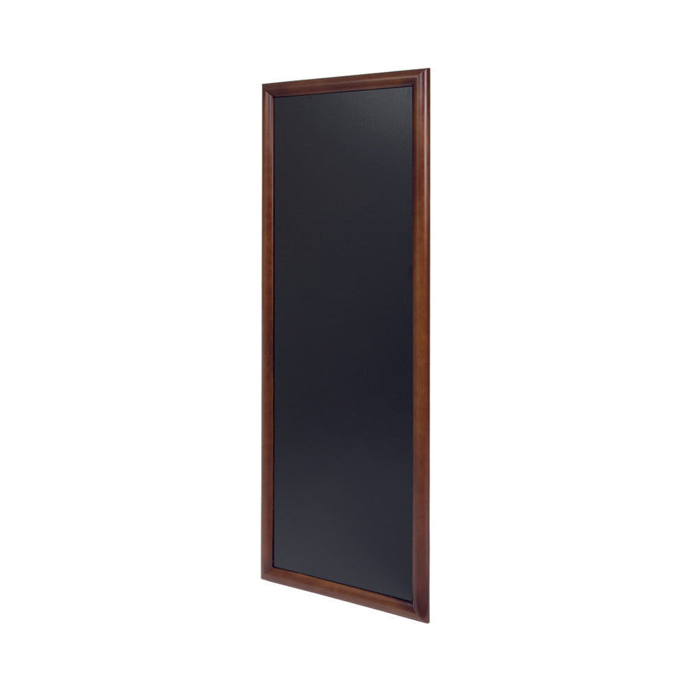 Securit® Kreidetafel mit Holzrahmen, Dunkelbraun, 56x150cm, Outdoor