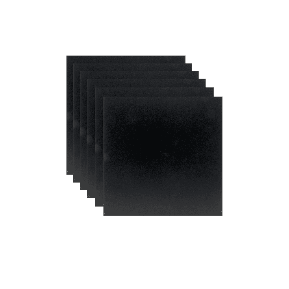 XXL Kreidetafel Silhouette ohne Rahmen 40x40cm, grosse Kreidetafel Securit 6er-Set