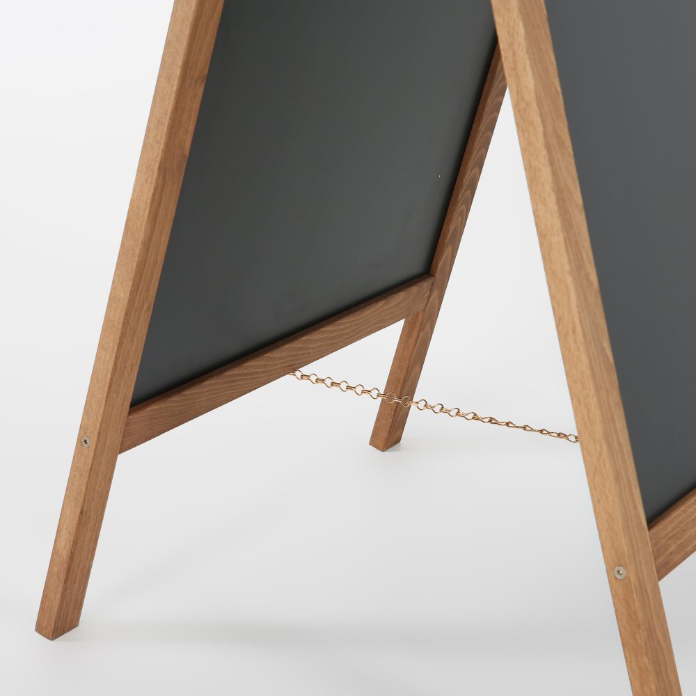 Gehwegkreidetafel Bistro Dark – Magnetische Kreidetafel Outdoor