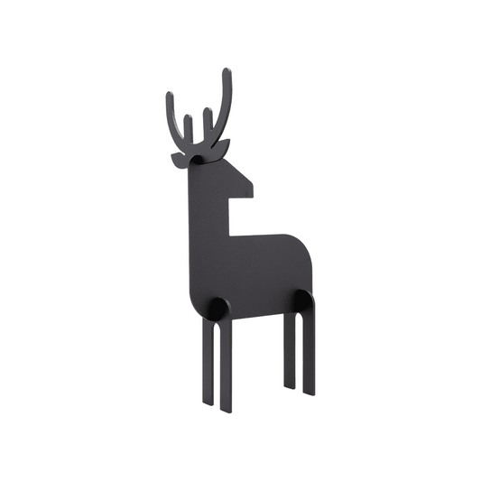 3D Tischaufsteller Hirsch zum Selbstaufbauen und Beschriften mit Kreiedmarker