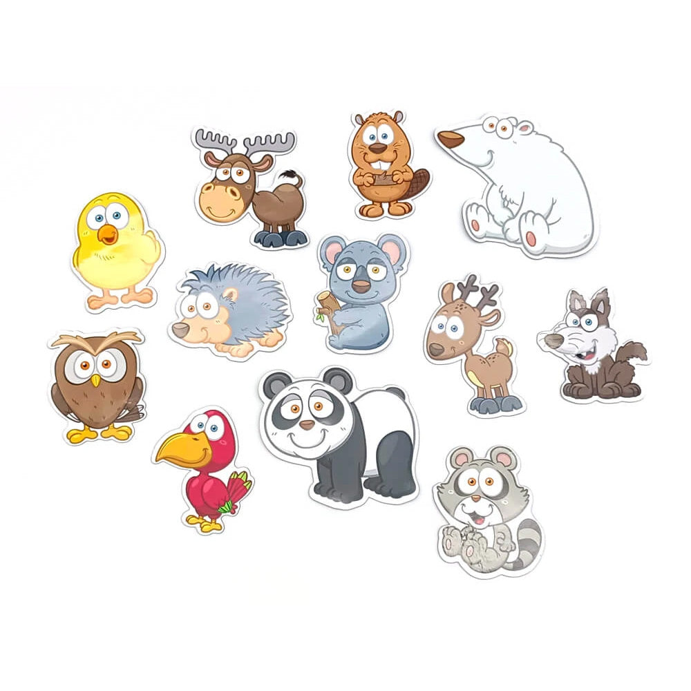Magnet-Set Waldtiere – 12 kinderfreundliche Magnete für Spiel & Deko