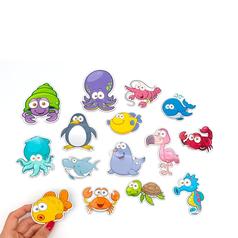 Magnet-Set Meerestiere – 15 kinderfreundliche Magnete für Spiel & Deko