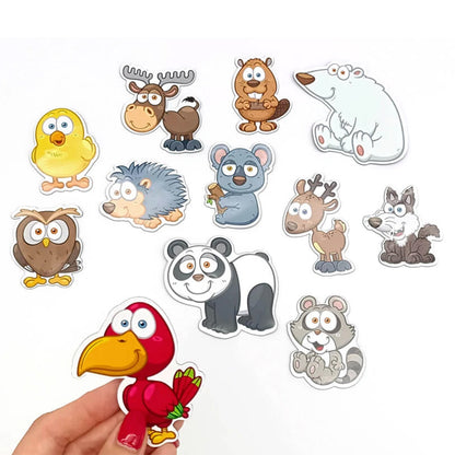 Magnet-Set Waldtiere – 12 kinderfreundliche Magnete für Spiel & Deko