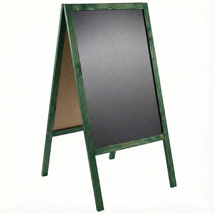 Holz Kreidetafel-Aufsteller, 61x118cmcm, Grün, Indoor