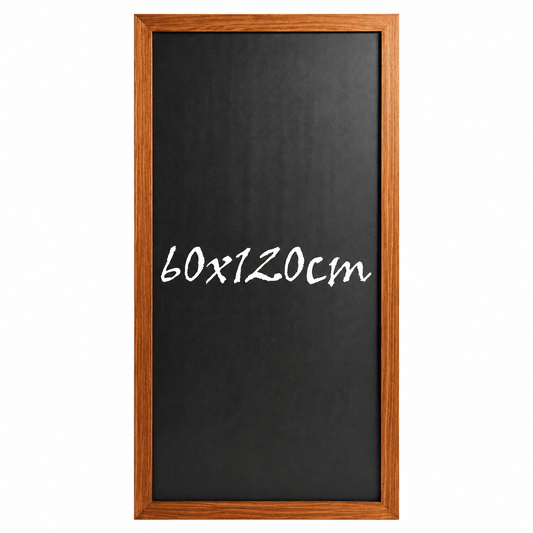 Kreidetafel "InspiraBoard" 60x120cm mit Holzrahmen – Indoor