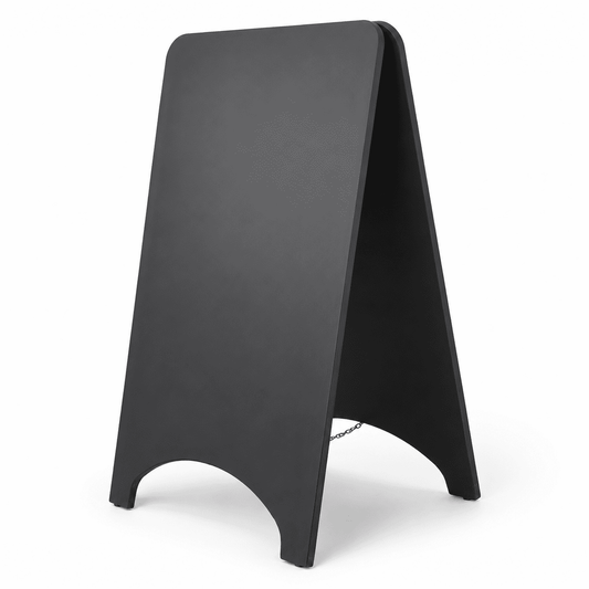 Magnetische Holz-Gehwegkreidetafel 60x90 cm – Schwarz