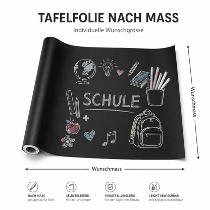 Kreidetafelfolie nach Mass, Selbstklebend