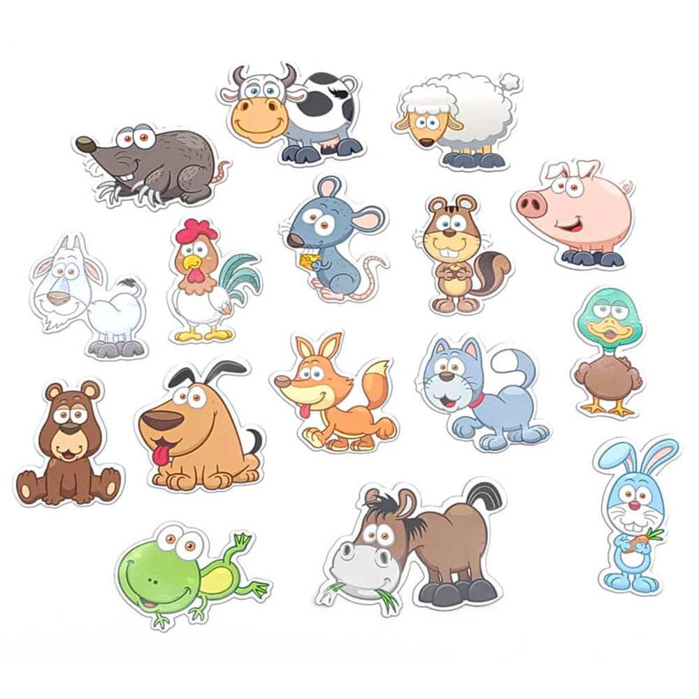 Magnet-Set Tierfarm-Tiere – 16 kinderfreundliche Magnete für Spiel & Deko