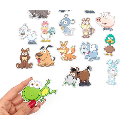 Magnet-Set Tierfarm-Tiere – 16 kinderfreundliche Magnete für Spiel & Deko
