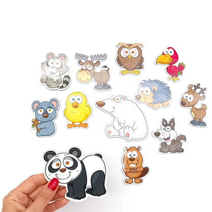 Magnet-Set Waldtiere – 12 kinderfreundliche Magnete für Spiel & Deko