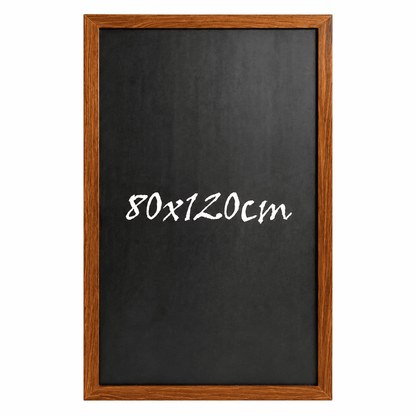 Kreidetafel "InspiraBoard" 80x120cm mit Holzrahmen – Indoor