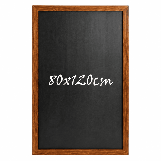 Kreidetafel "InspiraBoard" 80x120cm mit Holzrahmen – Indoor