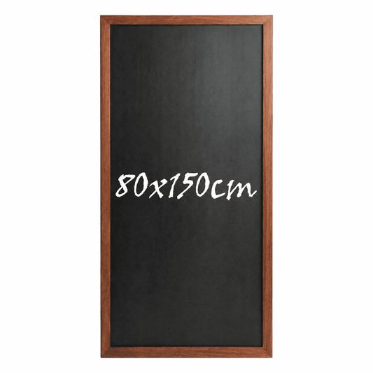 Kreidetafel "InspiraBoard" 80x150cm mit Holzrahmen – Indoor