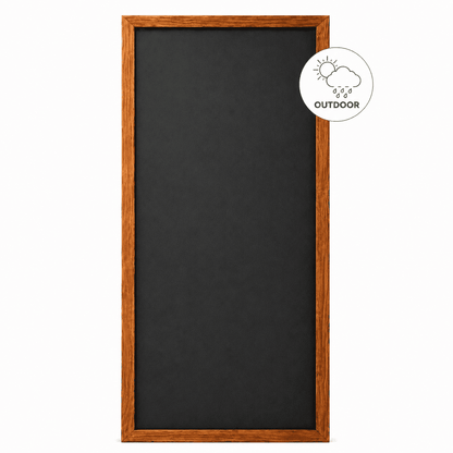 Kreidetafel "InspiraBoard" 60x150cm mit Holzrahmen – Outdoor
