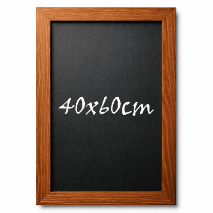 Kreidetafel "InspiraBoard" 40x60cm mit Holzrahmen – Indoor