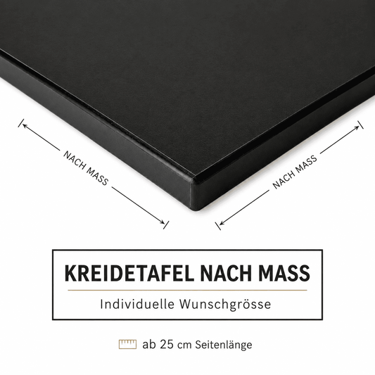 Kreidetafel nach Mass, ohne Rahmen, Indoor