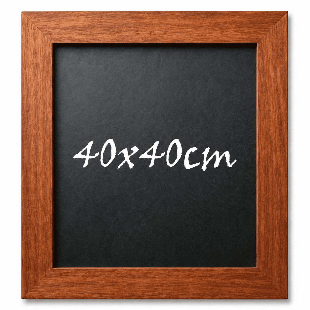 Kreidetafel "InspiraBoard" 40x40cm mit Holzrahmen – Indoor
