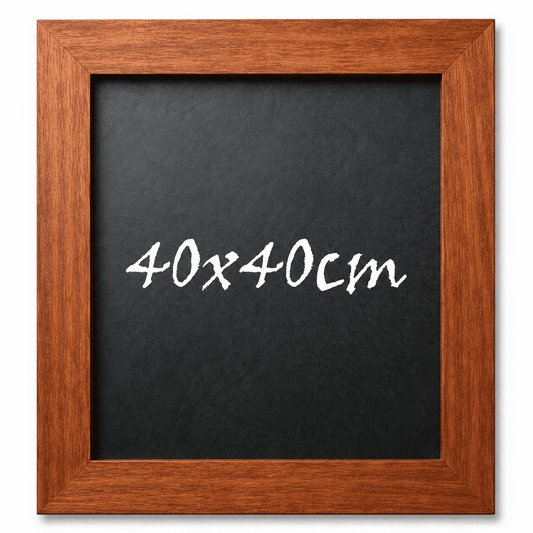 Kreidetafel "InspiraBoard" 40x40cm mit Holzrahmen – Indoor