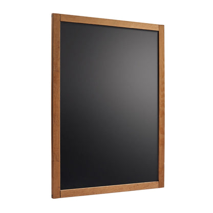Wandkreidetafel mit Holzrahmen, Dunkelbraun, Indoor