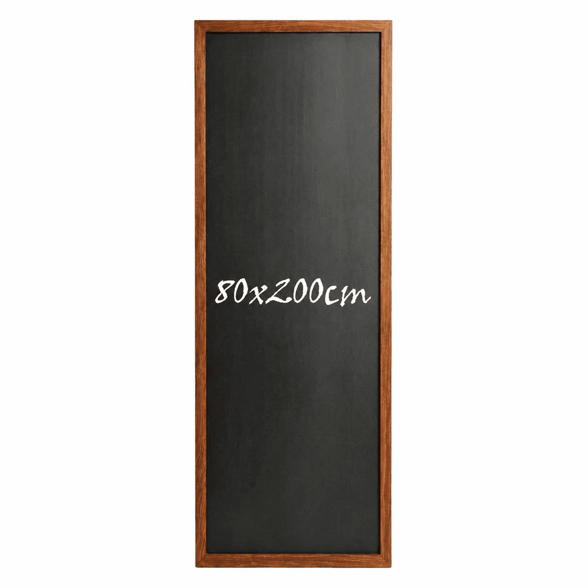 Kreidetafel "InspiraBoard" 80x200cm mit Holzrahmen – Indoor