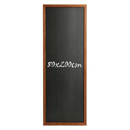 Kreidetafel "InspiraBoard" 80x200cm mit Holzrahmen – Indoor