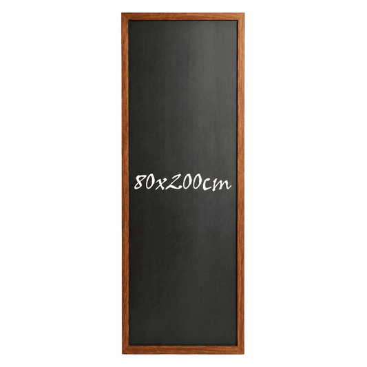 Kreidetafel "InspiraBoard" 80x200cm mit Holzrahmen – Indoor