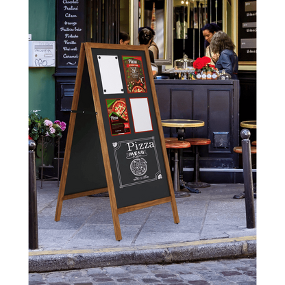 ChalkMaster Pro – Wetterfester Kreidetafel-Aufsteller 145x67cm günstig online kaufen