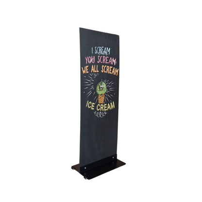 ChalkPro T-Stand 110 - T Form Kundenstopper mit Metallplatte