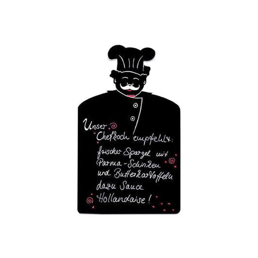 Chefkoch Kreidetafel Silhouette