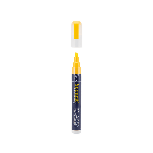 Securit® Kreidemarker Wasserfest, 2-6mm, Einzeln, Gelb