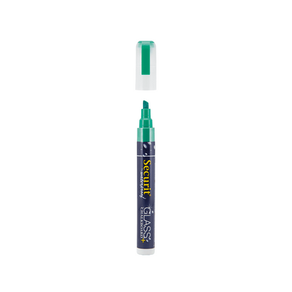 grüner Kreidemarker wasserfest 2-6mm Strichbreite, wasserfester Kreidemarker für Kreidetafeln und Wandtafeln, wasserfester Kreidemarker grün Securit