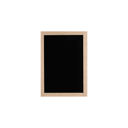 Holz Wand Kreidetafel mit Rahmen zum Aufhängen und Aufstellen, 40x60cm