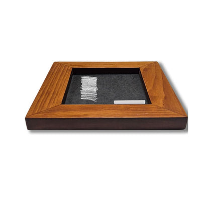 InspiraBoard Kreidetafel 24x20cm dicker Holzrahmen