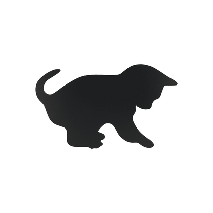Katzen Kreidetafel Silhouette für das Bemalen mit Kreidemarker Securit