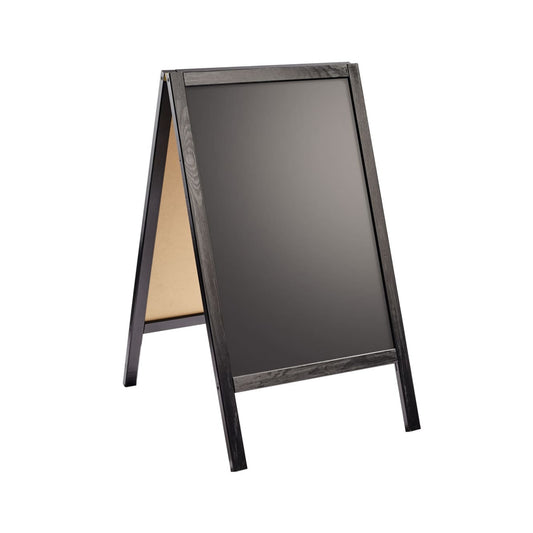 Kleiner Holz Kundenstopper Schwarz 90x51cm indoor günstig online kaufen in der Schweiz
