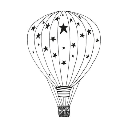 Kreidemarker Fensterschablone Luftballon