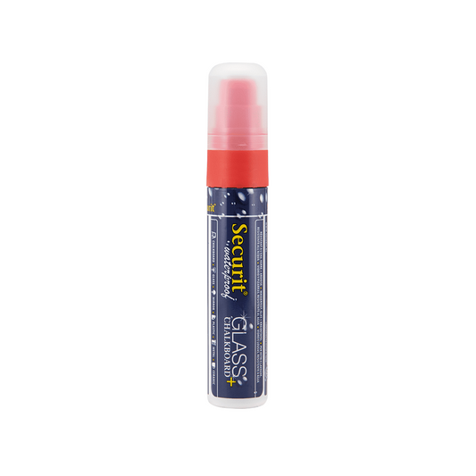 Kreidemarker wasserfest rot für Kreidetafeln & Wandtafeln, wasserfester Kreidemarker rot mit 7-15mm Strichbreite