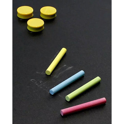 Kreidetafel magnetisch beschriftbar mit Kreidemarker und Kreide