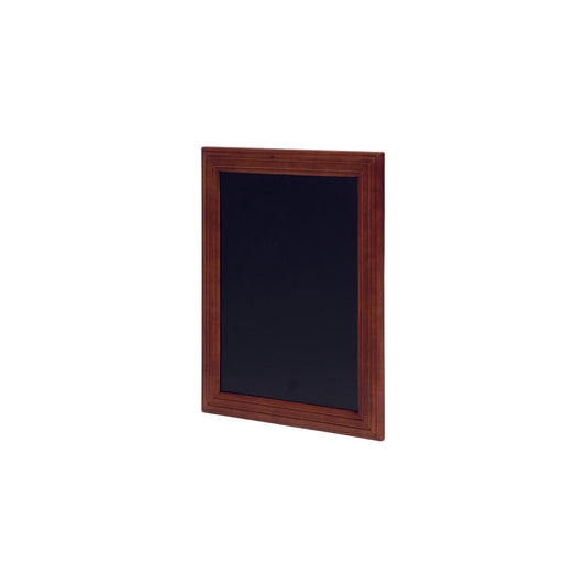 Kreidetafel Mahagoni 50x60cm, wetterfeste Wandtafel aus Holz