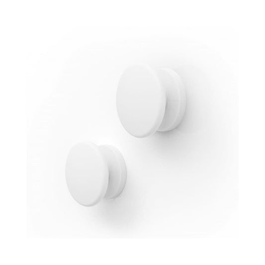 Magnetische Garderobenhaken Weiss