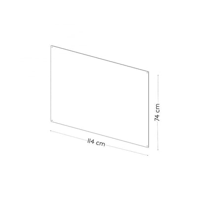 Magnetische Kreidetafel 114x74cm