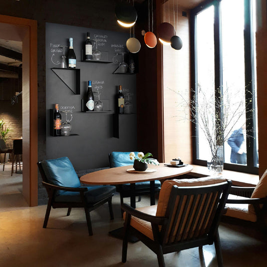 KalaMitica® Kreidetafel Magnetisch nach Mass, Ohne Rahmen, Schwarz